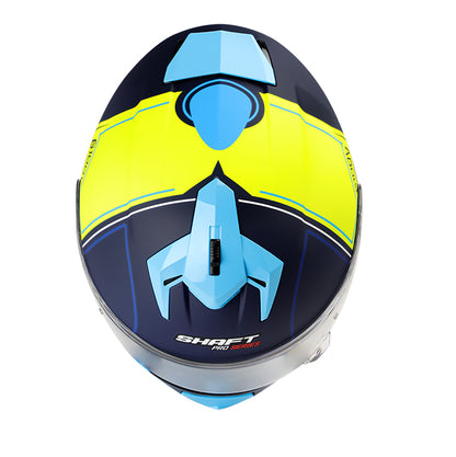 CASCO SHAFT SH-610DV PRO RESET AZUL NAVY AMARILLO NEON