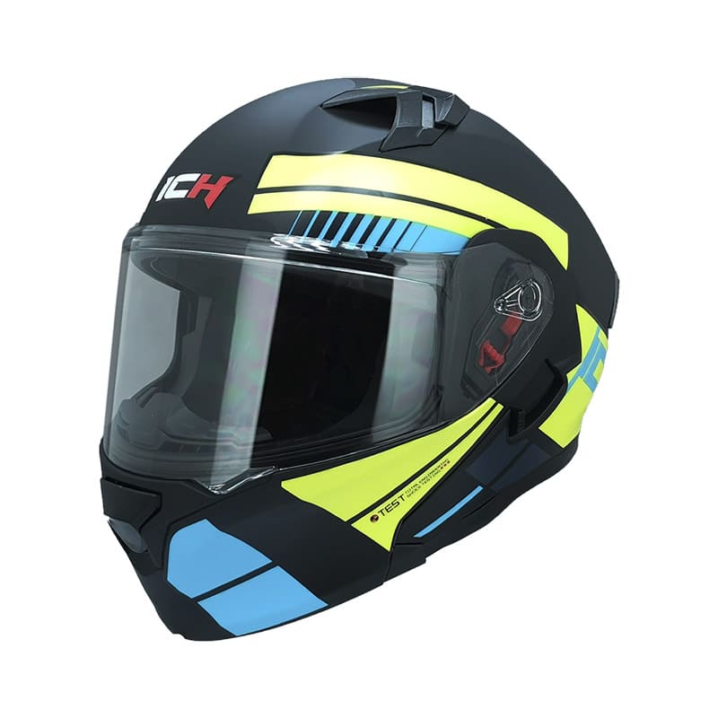 CASCO ICH ICH-3120DV VIRAL MATE NEGRO AMARILLO NEON