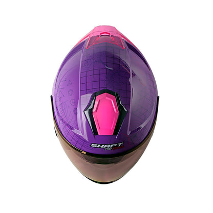 CASCO SHAFT SH-240DV PRO ARE WE ALONE MORADO FUCSIA HUMO