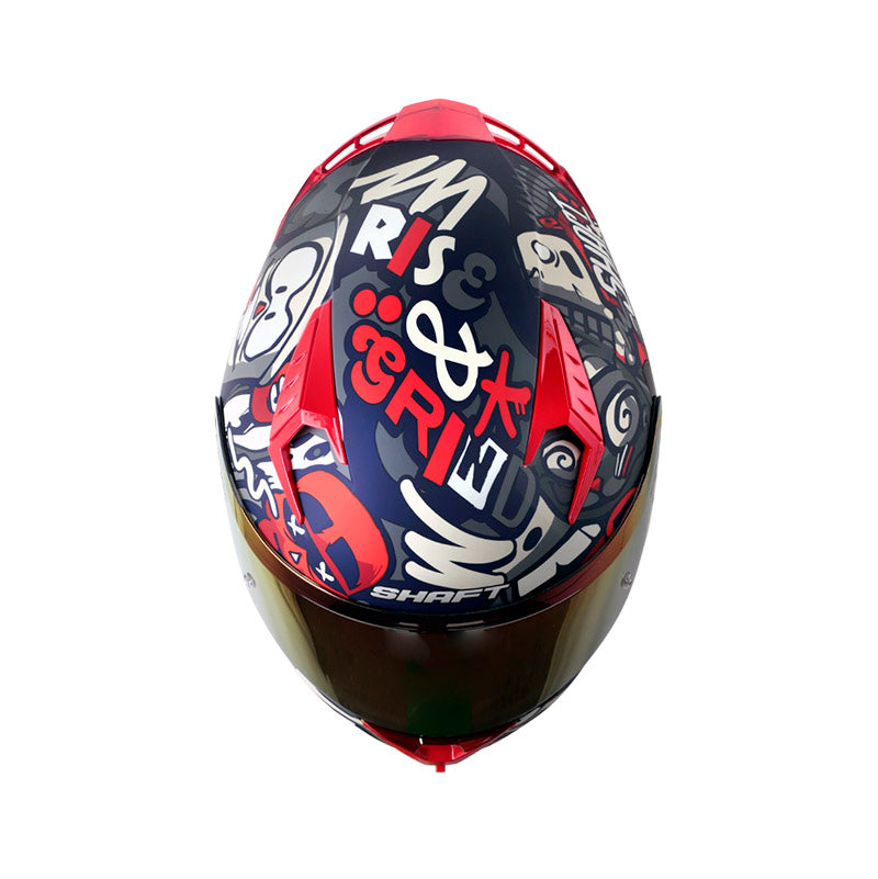 CASCO SHAFT SH-526SP RISE UP MATE GRIS OSCURO GIRS IRIDIUM