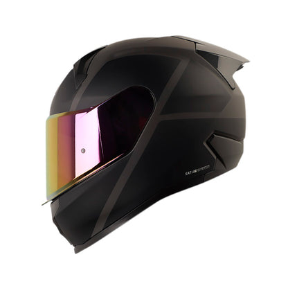 CASCO SHAFT SH-560 EVO BLOCK MATE GRIS NEGRO IRIDIUM