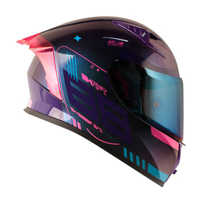 CASCO SHAFT SH-526SP COZKU CAMALEON FUCSIA VISOR IRIDIUM