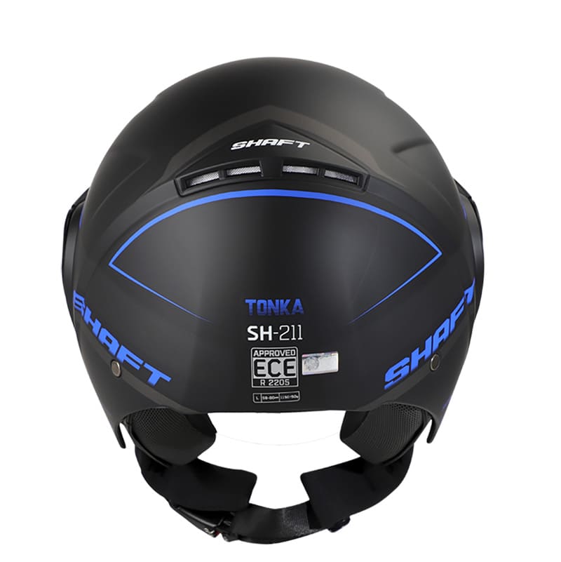 CASCO SHAFT SH-211 TONKA MATE NEGRO AZUL