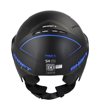 CASCO SHAFT SH-211 TONKA MATE NEGRO AZUL