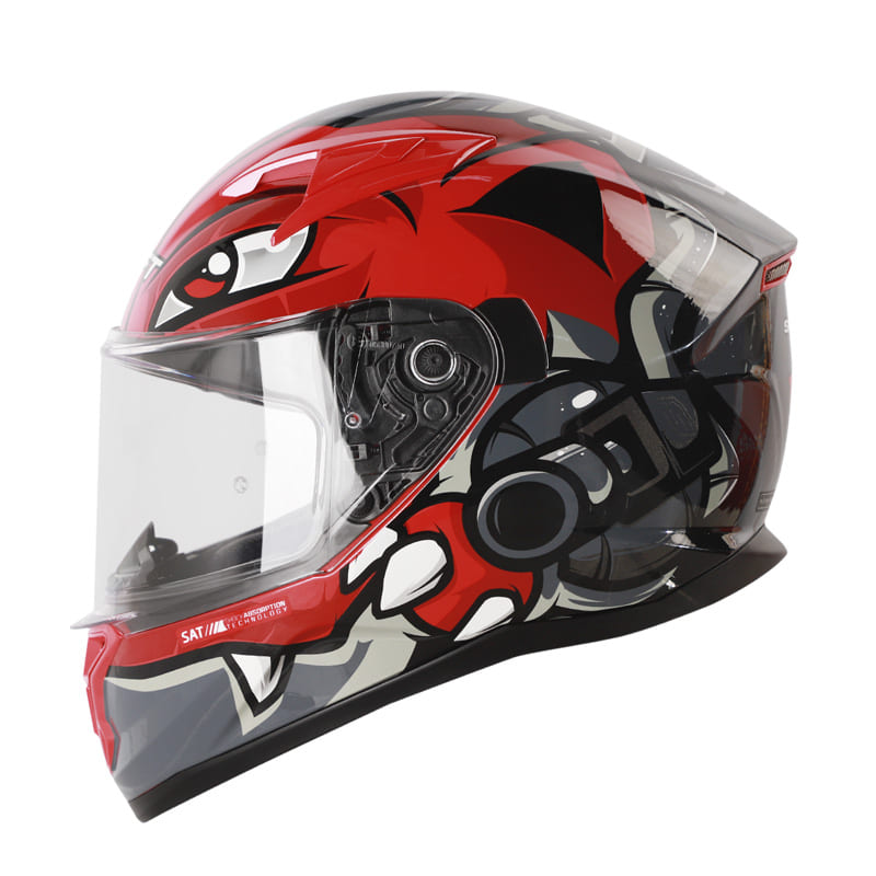 CASCO SHAFT SH-522 BLASS ROJO GR