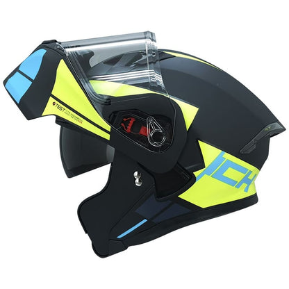 CASCO ICH ICH-3120DV VIRAL MATE NEGRO AMARILLO NEON