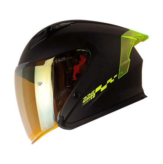 CASCO SHAFT SH-226GT SOLID MATE NEGRO AMARILLO V.IR.AMARILLO