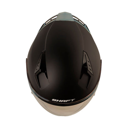 CASCO SHAFT SH-226GT SOLID MATE NEGRO NEGRO7 VISOR IRIDIUM