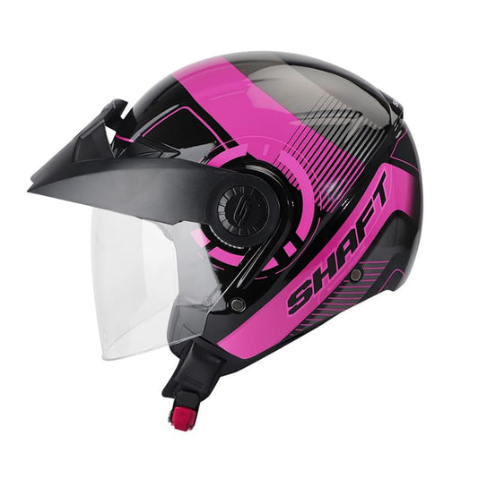 CASCO SHAFT SH-211 ZORAK NEGRO FUCSIA NEON