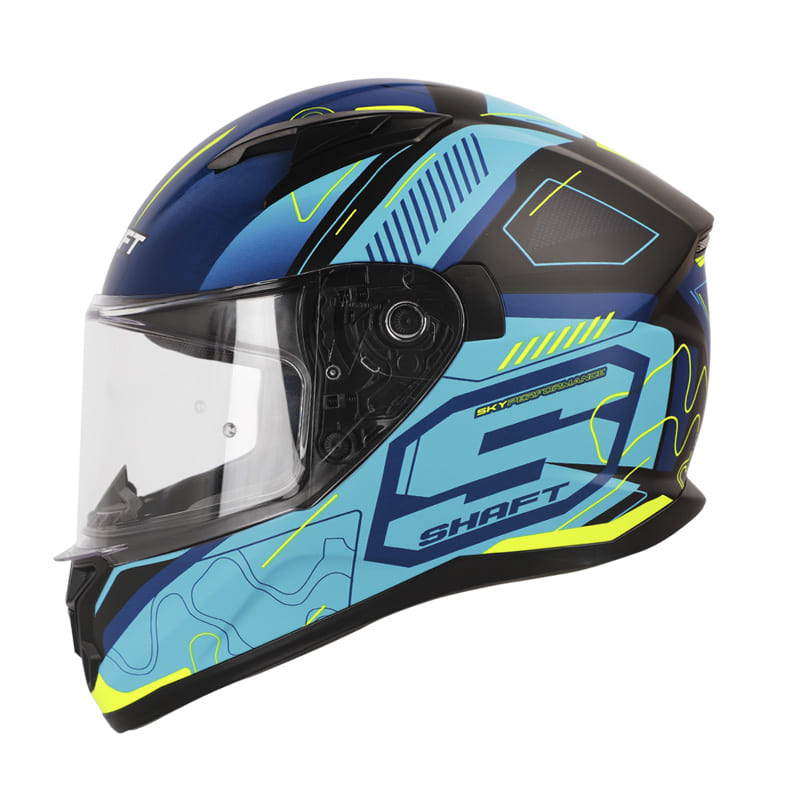 CASCO SHAFT SH-522 HOPPER MATE NEGRO AZUL