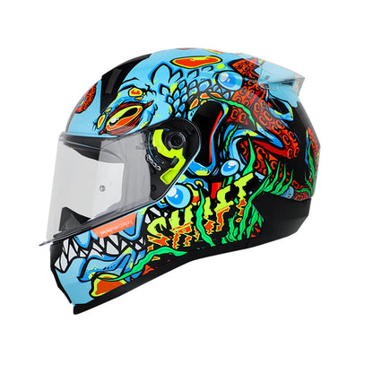 CASCO SHAFT SH-560 CRACKEND AZUL AZUL