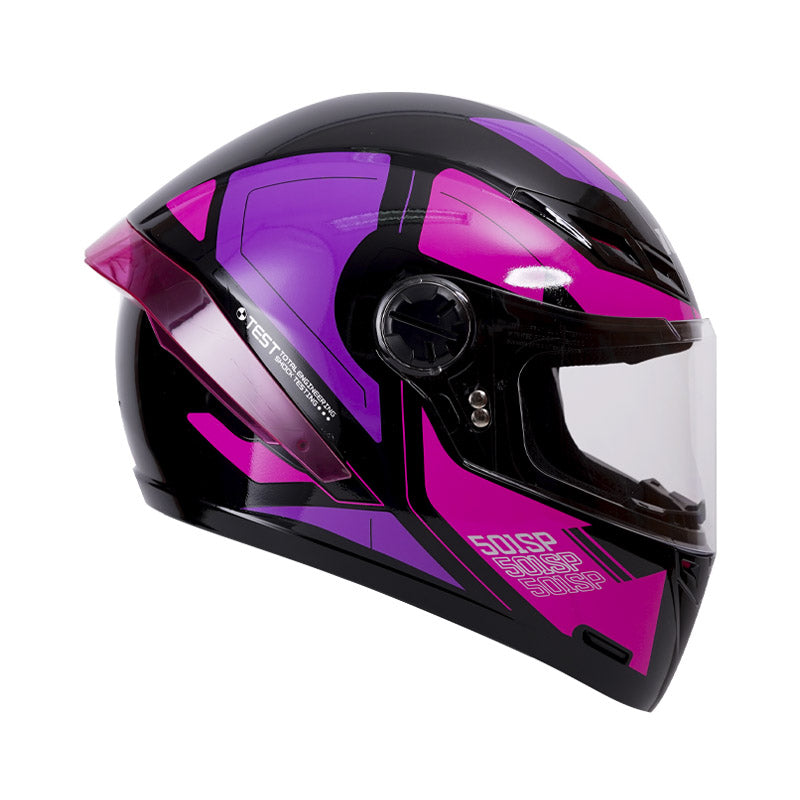 CASCO ICH-501SP CLASSY.K BRILLANTE NEGRO FUCSIA