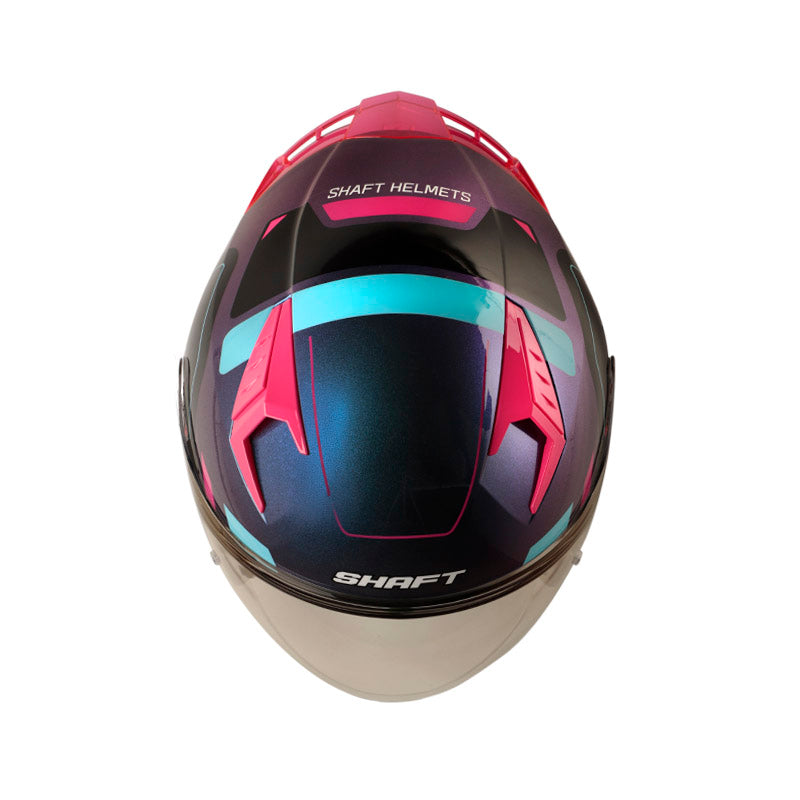 CASCO SHAFT SH-226GT BALAM CAMALEON FUCSIA VISOR IRIDIUM
