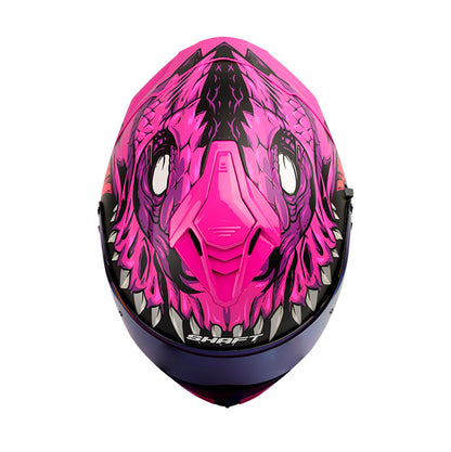 CASCO SHAFT SH-598GTR FEARX FUCSIA VISOR IRIDIUM