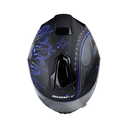 CASCO SHAFT SH-551 SUN AND MOON MATE NEGRO AZUL