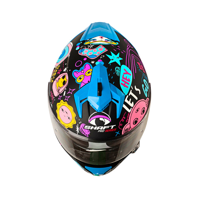 CASCO SHAFT SH-610EVO COOL DAYS MATE NEGRO AMARILLO NEON