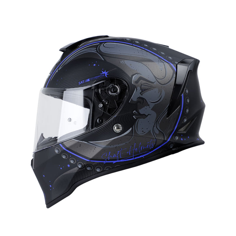 CASCO SHAFT SH-551 SUN AND MOON MATE NEGRO AZUL