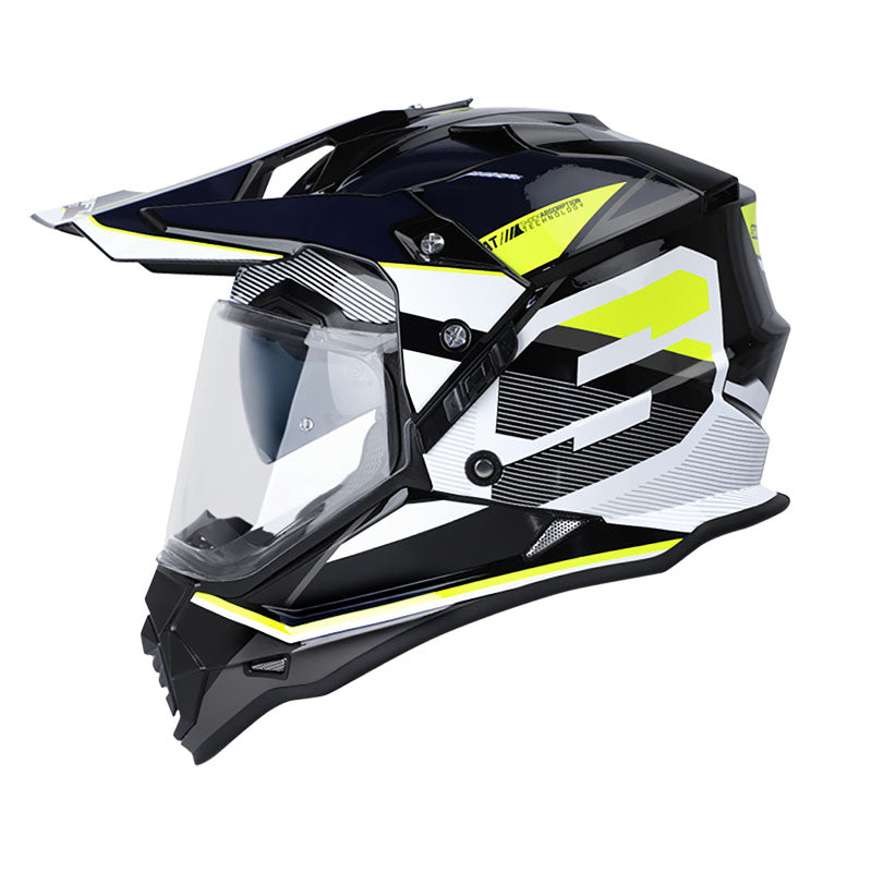 CASCO SHAFT SH-MX370DV PRO FELO NEGRO AMARILLO NEON