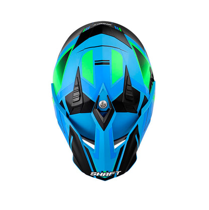 CASCO SHAFT SH-MX380DV HYPER MATE AZUL NEGRO