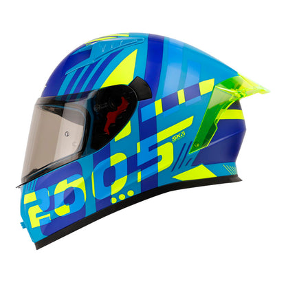 CASCO SHAFT SH-526SP VYPER MATE AZUL AMARILLO NEON HUMO