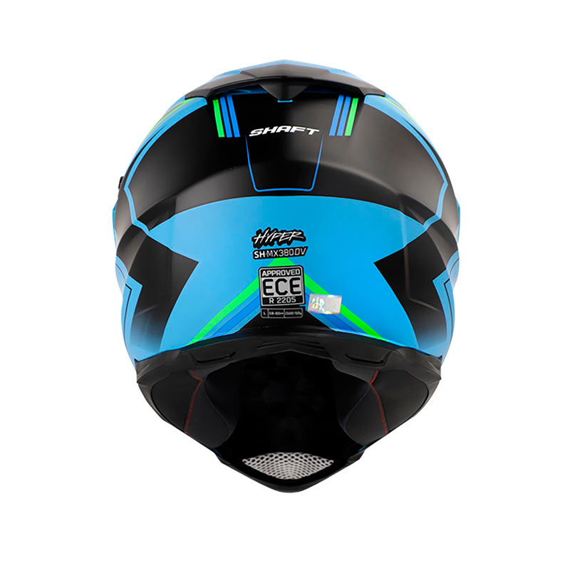 CASCO SHAFT SH-MX380DV HYPER MATE AZUL NEGRO