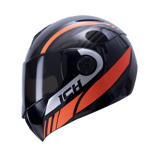 CASCO ICH ICH-3110DV BLITZ NEGRO NARANJA NEON VISOR RD