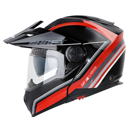 CASCO SHAFT SH-3700DV BARRIER ROJO BLANCO