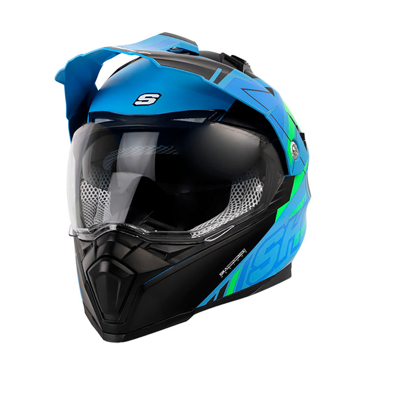 CASCO SHAFT SH-MX380DV HYPER MATE AZUL NEGRO