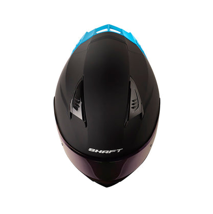 CASCO SHAFT SH-590SR SOLID MATE NEGRO AZUL IRIDIUM AZUL