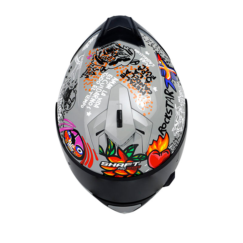 CASCO SHAFT SH-610DV PRO CANDELA GRIS NEGRO VISOR HUMO