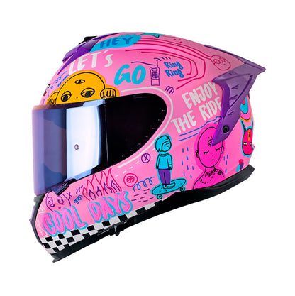CASCO SHAFT SH-610EVO COOL DAYS MATE ROSADO FUCSIA IRIDIUM