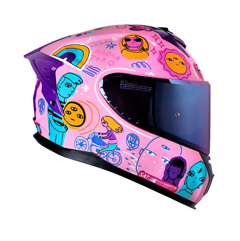 CASCO SHAFT SH-610EVO COOL DAYS MATE ROSADO FUCSIA IRIDIUM