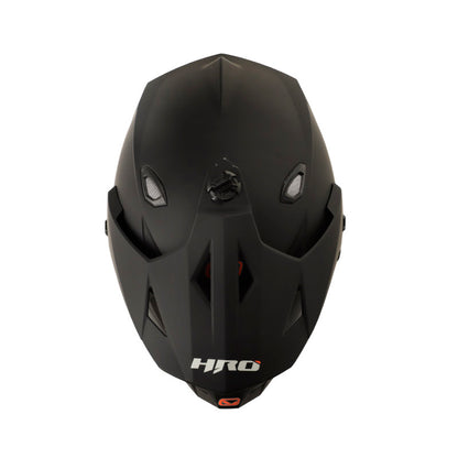 CASCO HRO HRO-MX330DV SOLID MATE NEGRO GRIS VISOIR IRIDIUM