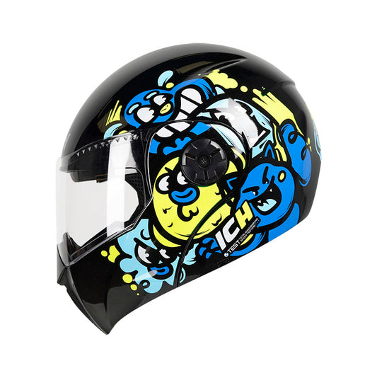 CASCO ICH ICH-3110S DREAM TEAM NEGRO AZUL
