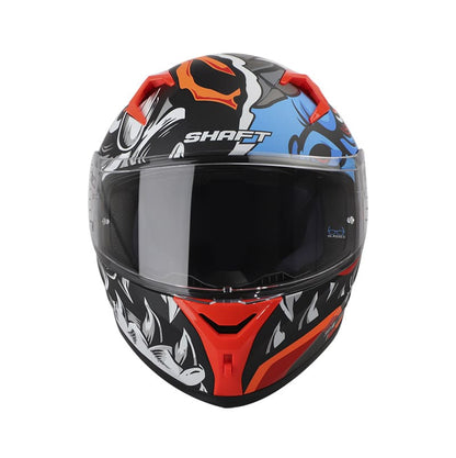 CASCO SHAFT SH-526SP KROK MATE NEGRO NARANJA NEON