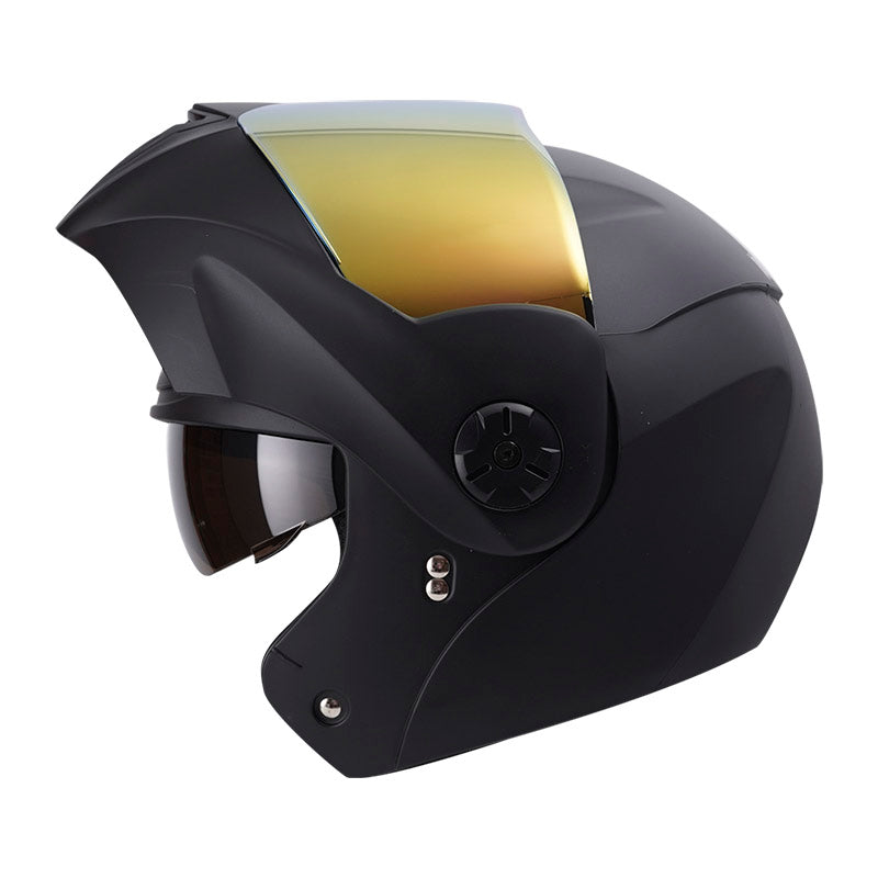 CASCO ICH ICH-3110DV SOLID MATE NEGRO VISOR RAMDON