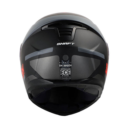 CASCO SHAFT SH-3910DV DIMETIL MATE NEGRO NARANJA NEON