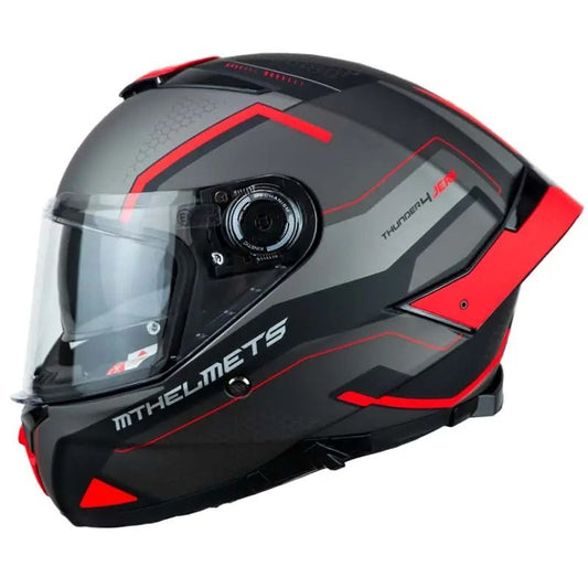 CASCO MT THUNDER 4 SV JERK MATE ROJO