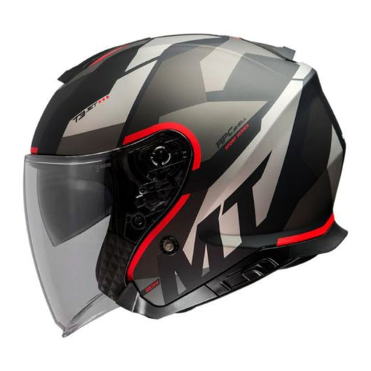 CASCO MT THUNDER 3 SV JET BOW MATE ROJO