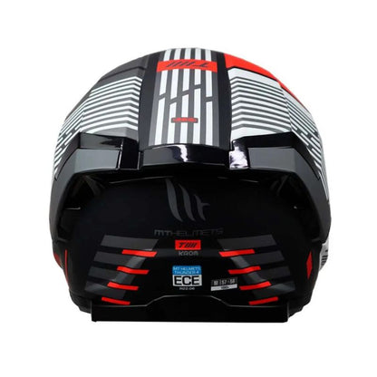 CASCO MT THUNDER 4 SV KROM ROJO