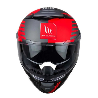CASCO MT THUNDER 4 SV KROM ROJO