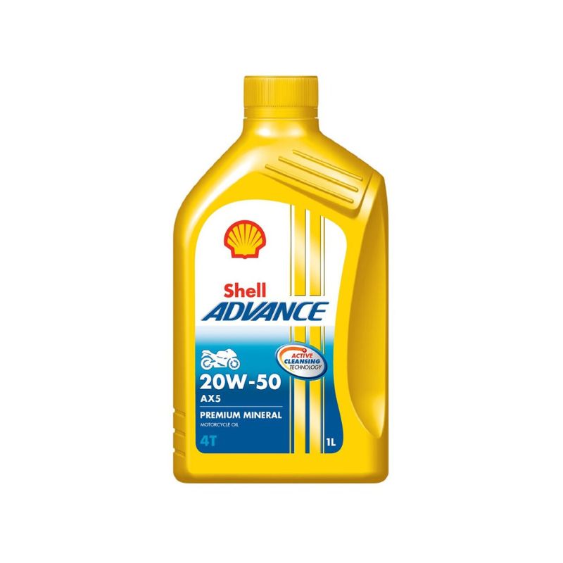 ACEITE SHELL AX5 20W50 4T 1L – American Motos Colombia