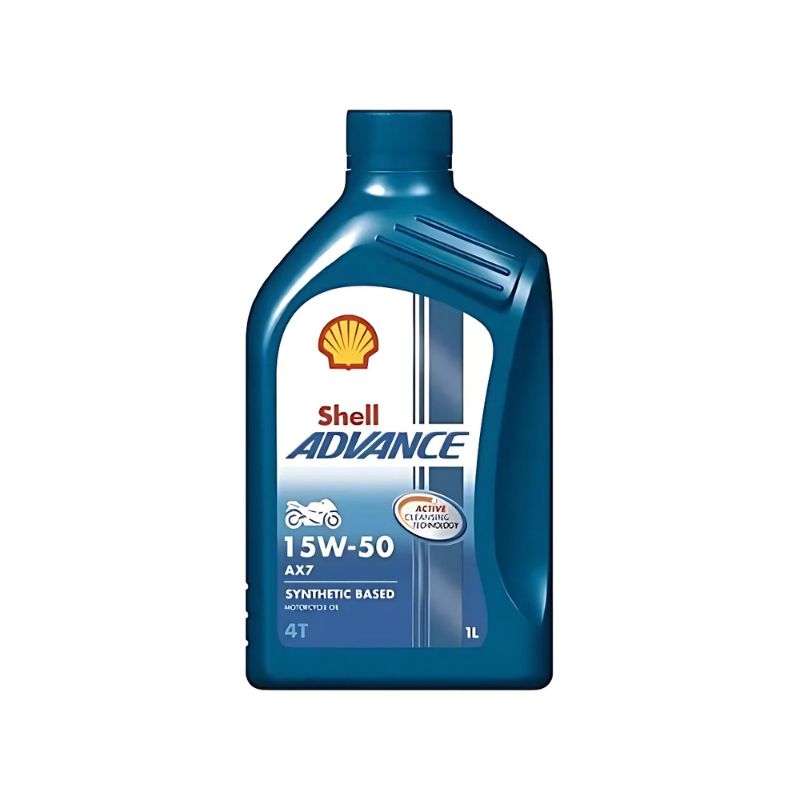 ACEITE SHELL AX7 15W50 4T 1L