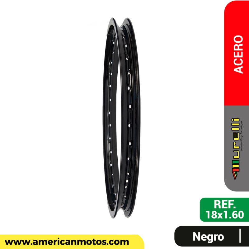 RIN MURELLI 160X18 HIERRO NEGRO