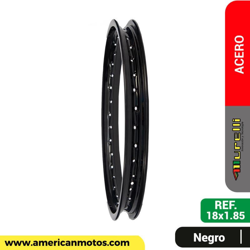 Murelli RIN MURELLI 185X18 HIERRO NEGRO – American Motos Colombia