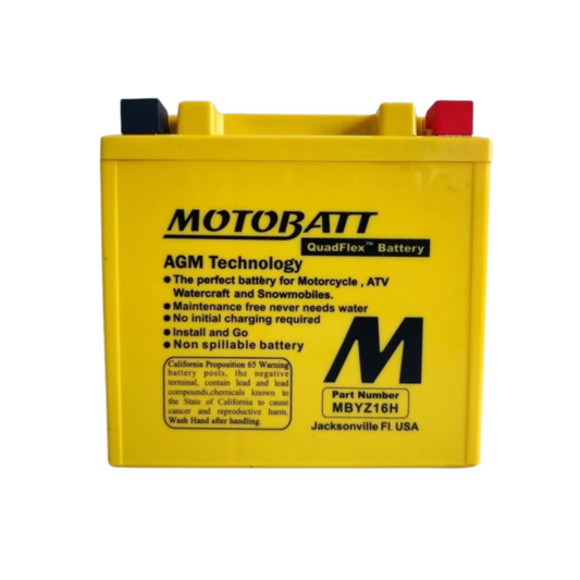 BATERIA MOTOBATT MBYZ16H AGM QUADFLEX