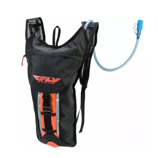 BOLSO DE HIDRATACION FLY NARANJA NEGRO