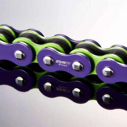 CADENA DID 525EVA-01-120ZB XRING VIOLETA Y VERDE