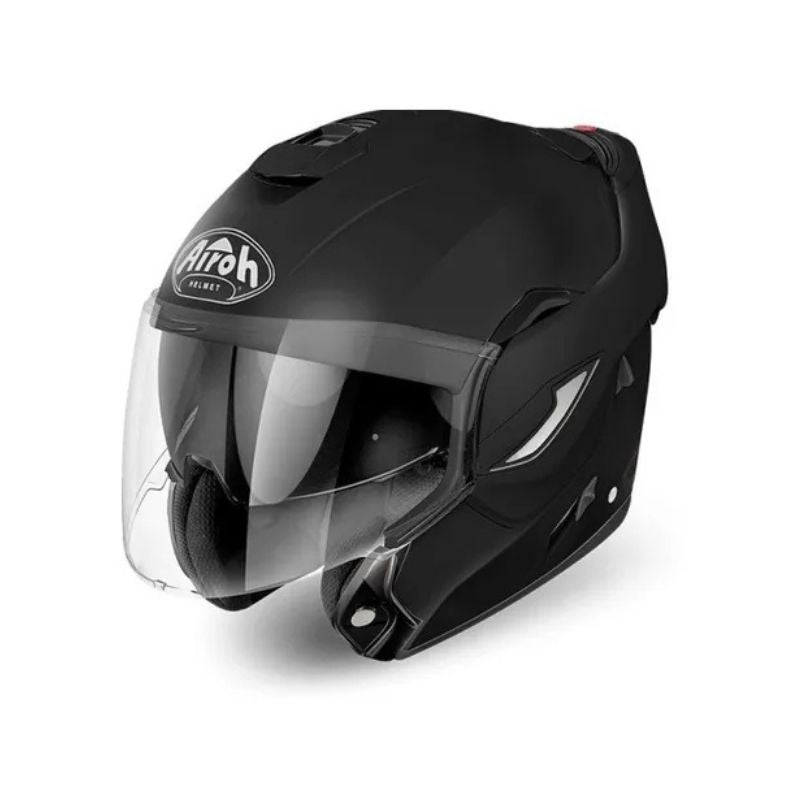 CASCO AIROH REV19 SOLID MATE NEGRO