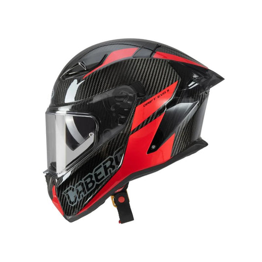 CASCO CABERG DRIFT EVO II CARBON NOVA ROJO